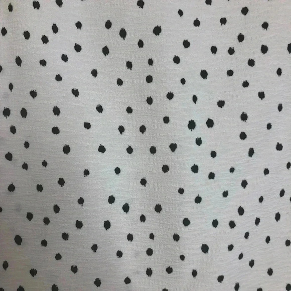 Renee C. Tank  Top Polka Dots White & Black Size Small - Picture 4 of 16